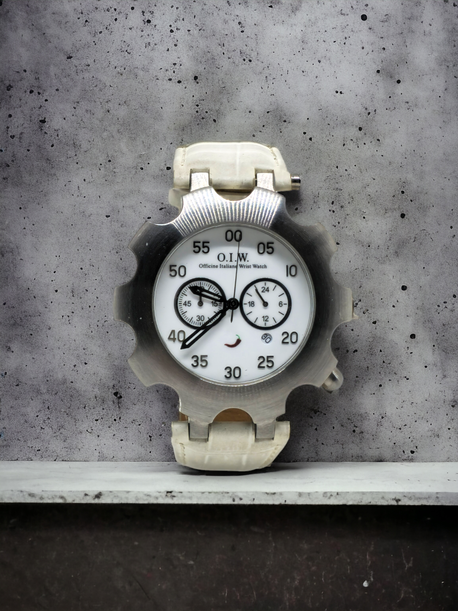 Orologio da uomo OIW solo tempo da uomo con cronometro e datario