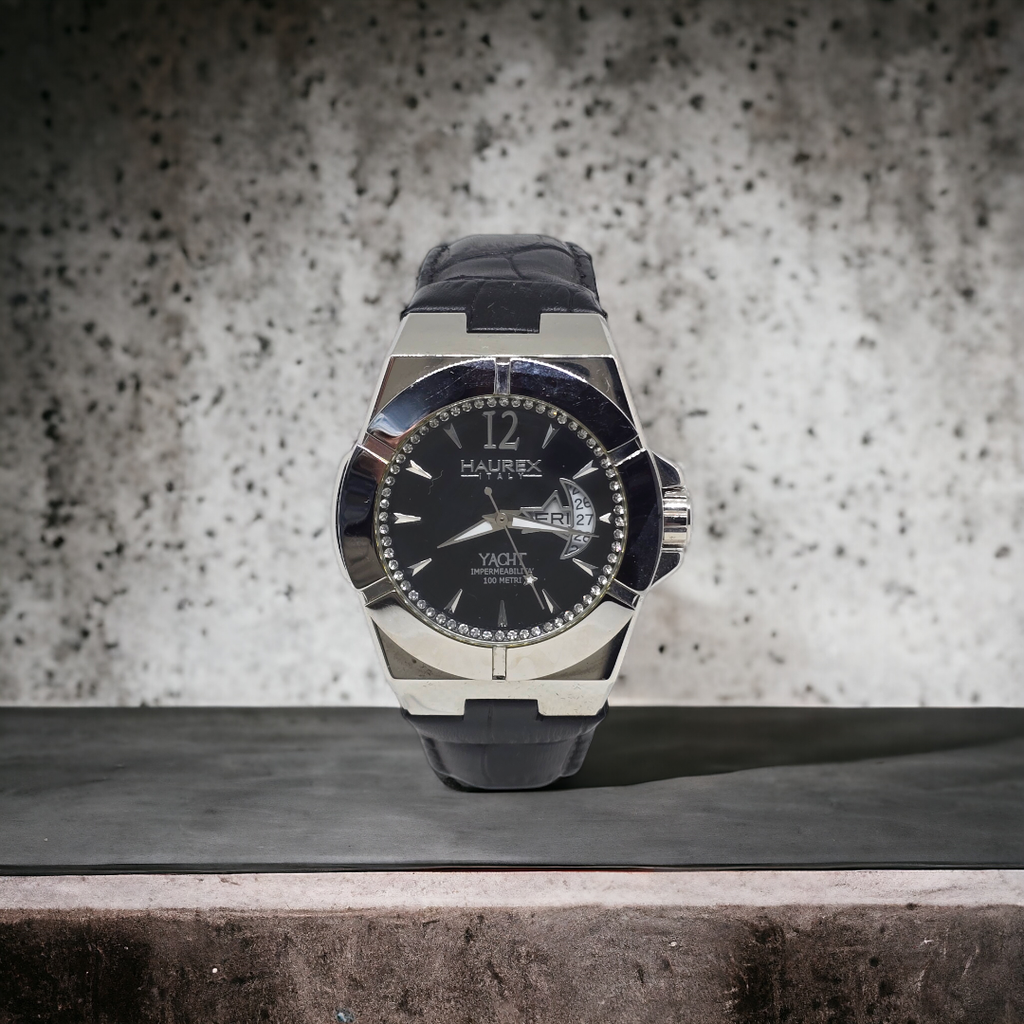 Orologio da polso donna Haurex 8A340DN1 in acciaio con zirconato Yacht Line