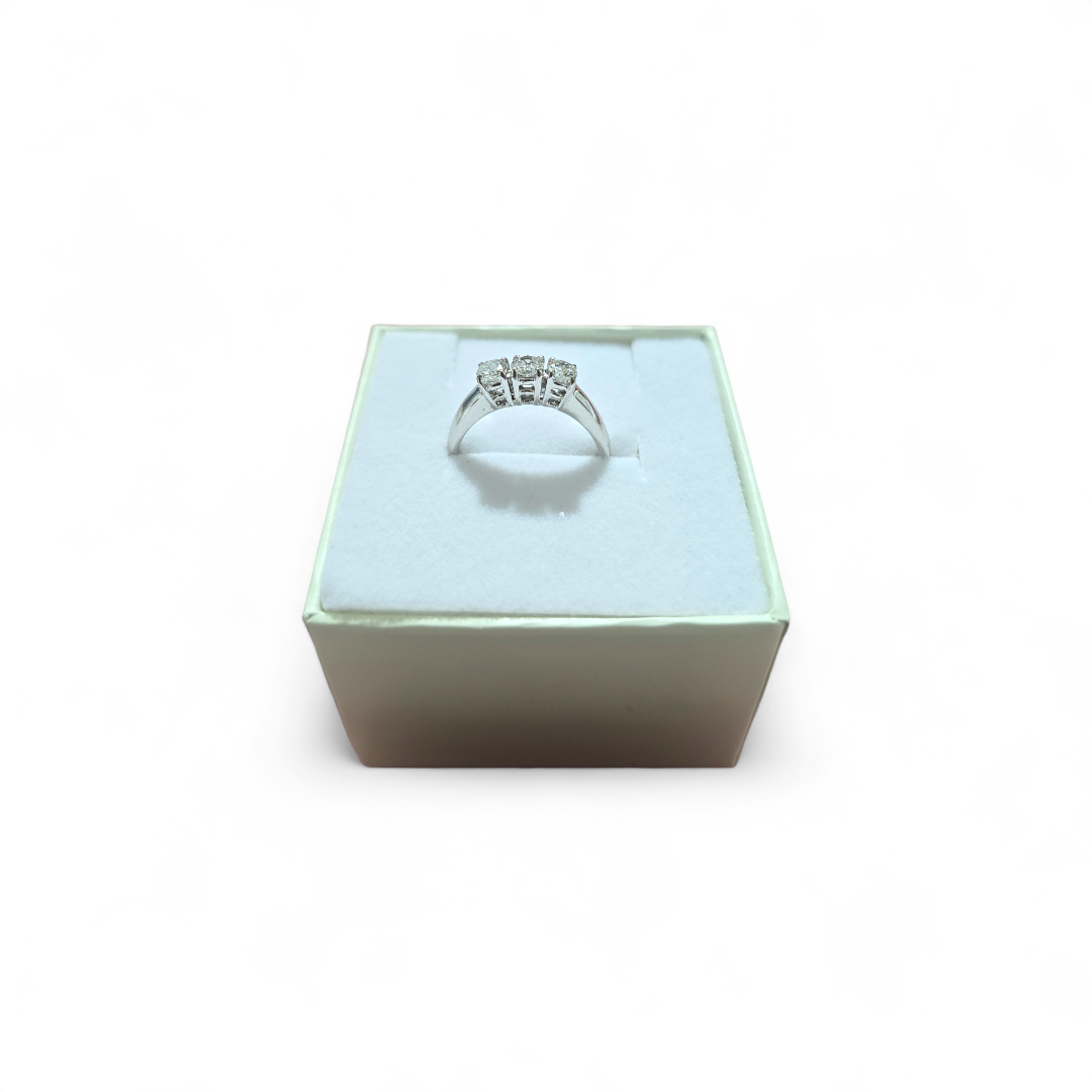 Anello trilogy da Donna con diamanti