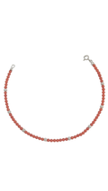 Bracciale donna corallo rosso con chiusura in argento 925