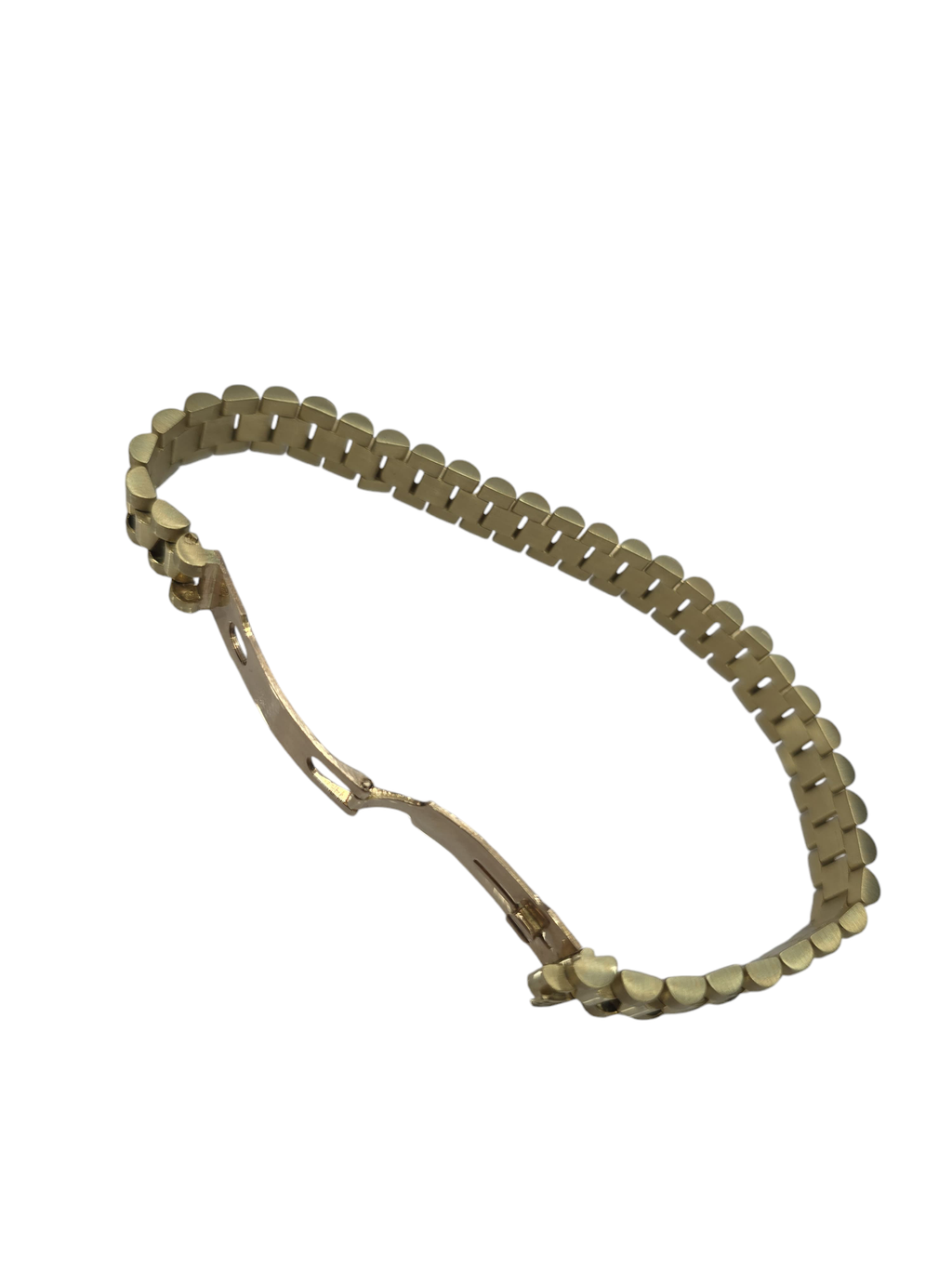 Bracciale uomo maglia in oro18 kt cinturino President e Jubilee oro 750