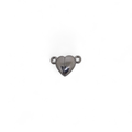 Charm Cuore per Bracciale Eternity saldato al polso
