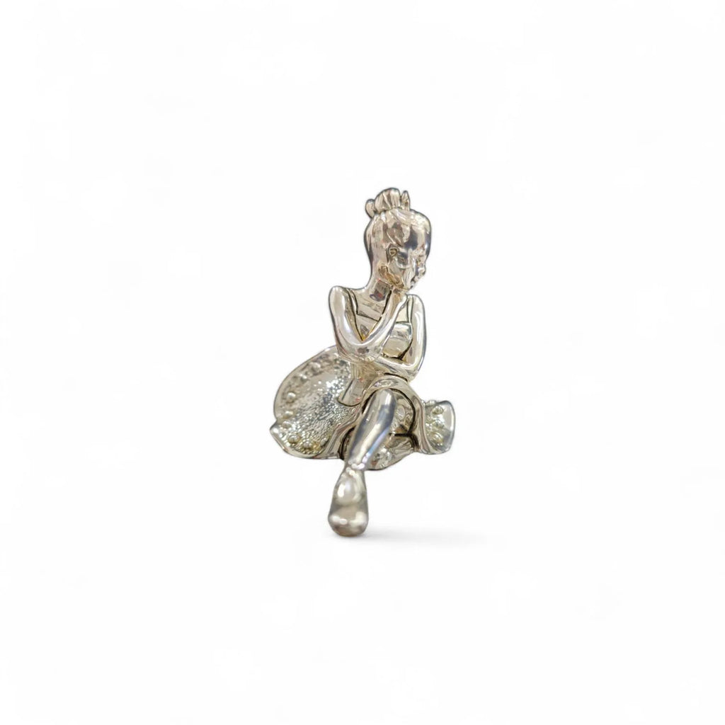 Statuetta ballerina in argento