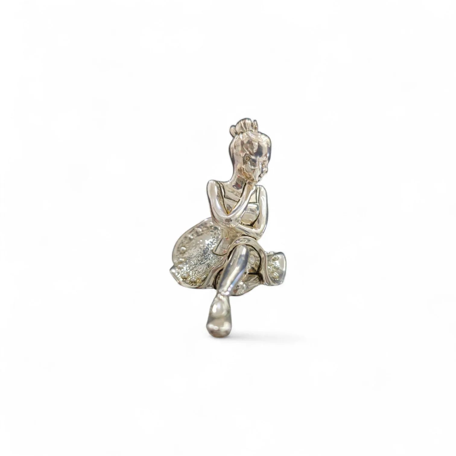 Statuetta ballerina in argento