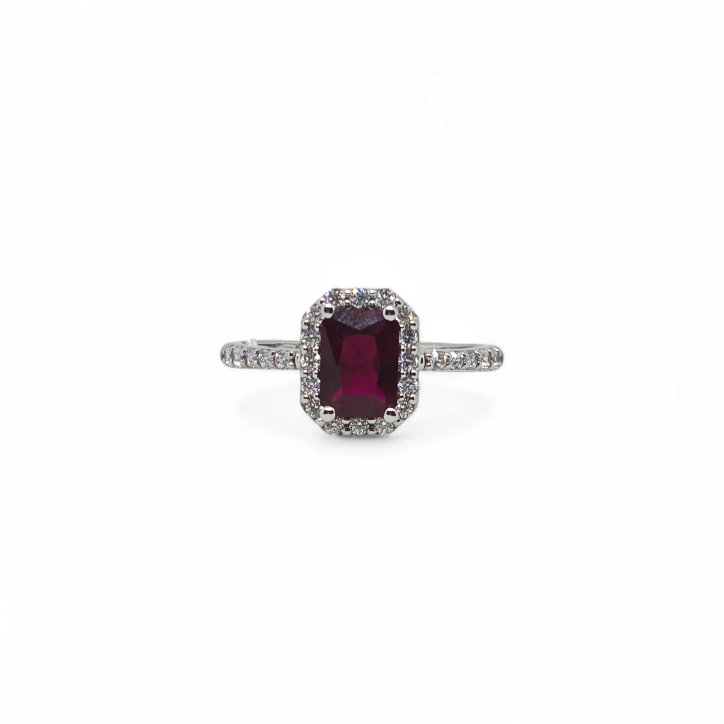 Anello da donna iGold in Oro 9kt 375 con pietra rossa