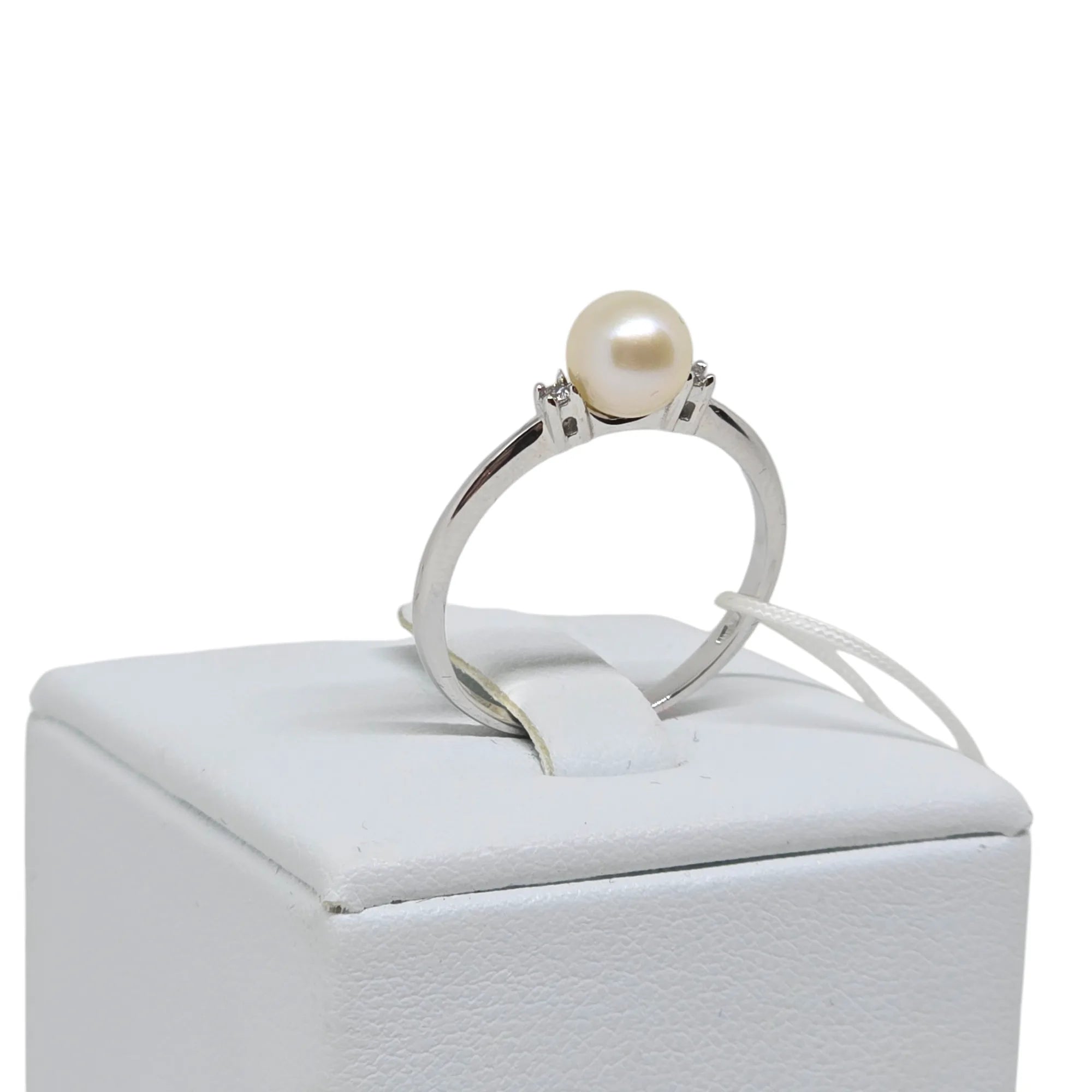 Anello con perla sintetica iGold in Oro 9 kt
