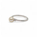 Anello con perla sintetica iGold in Oro 9 kt