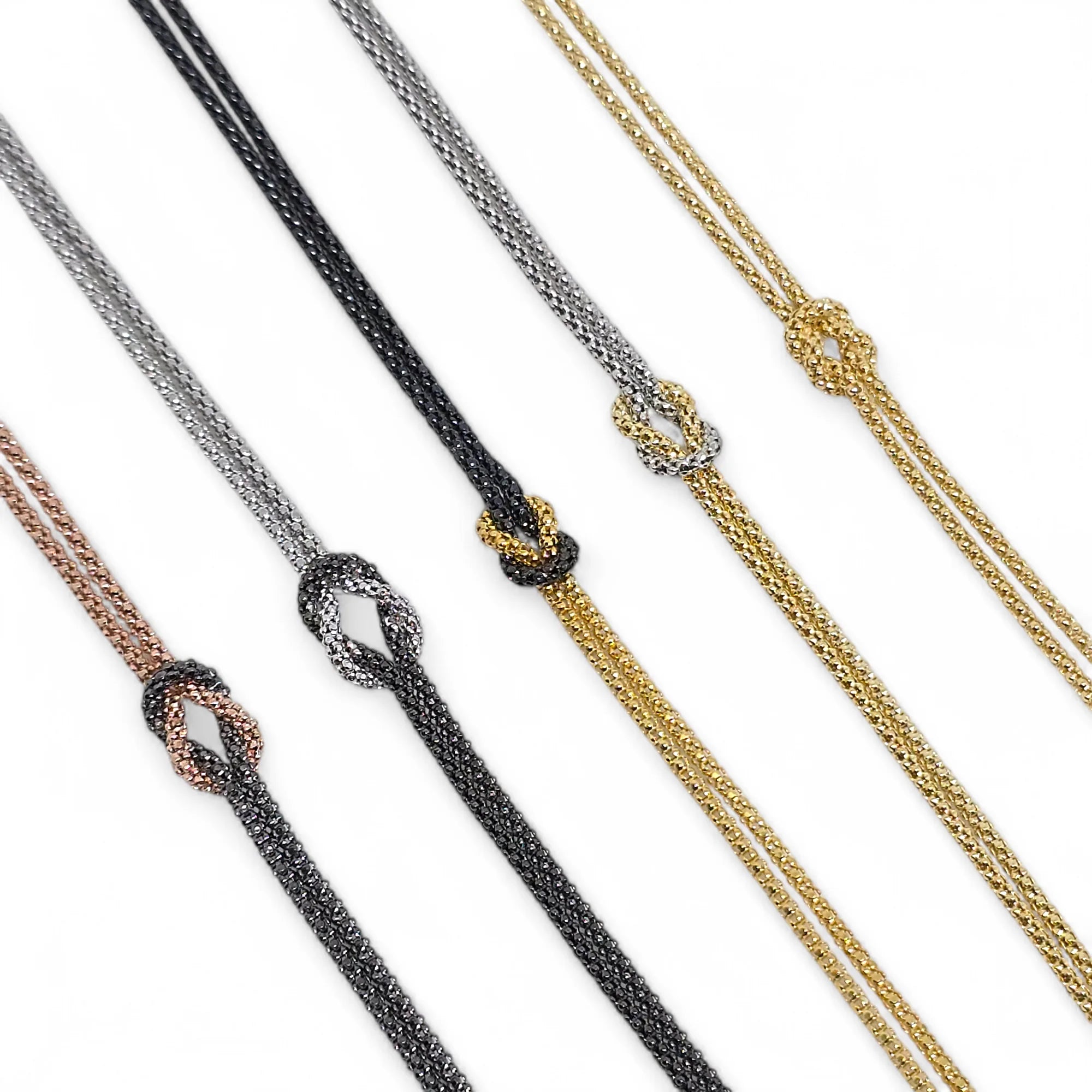 Bracciale in argento 925 con nodo infinito
