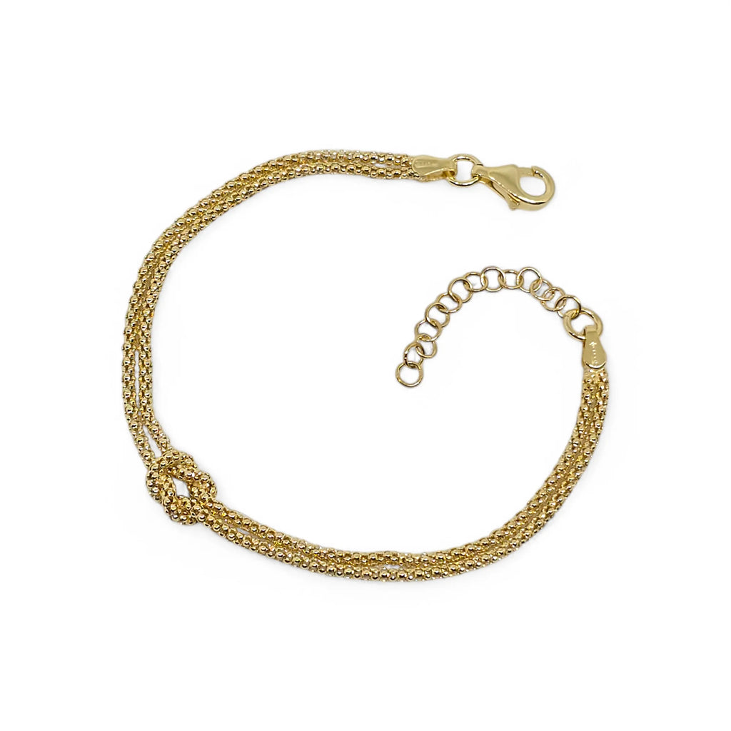Armband aus 925er Silber mit Unendlichkeitsknoten