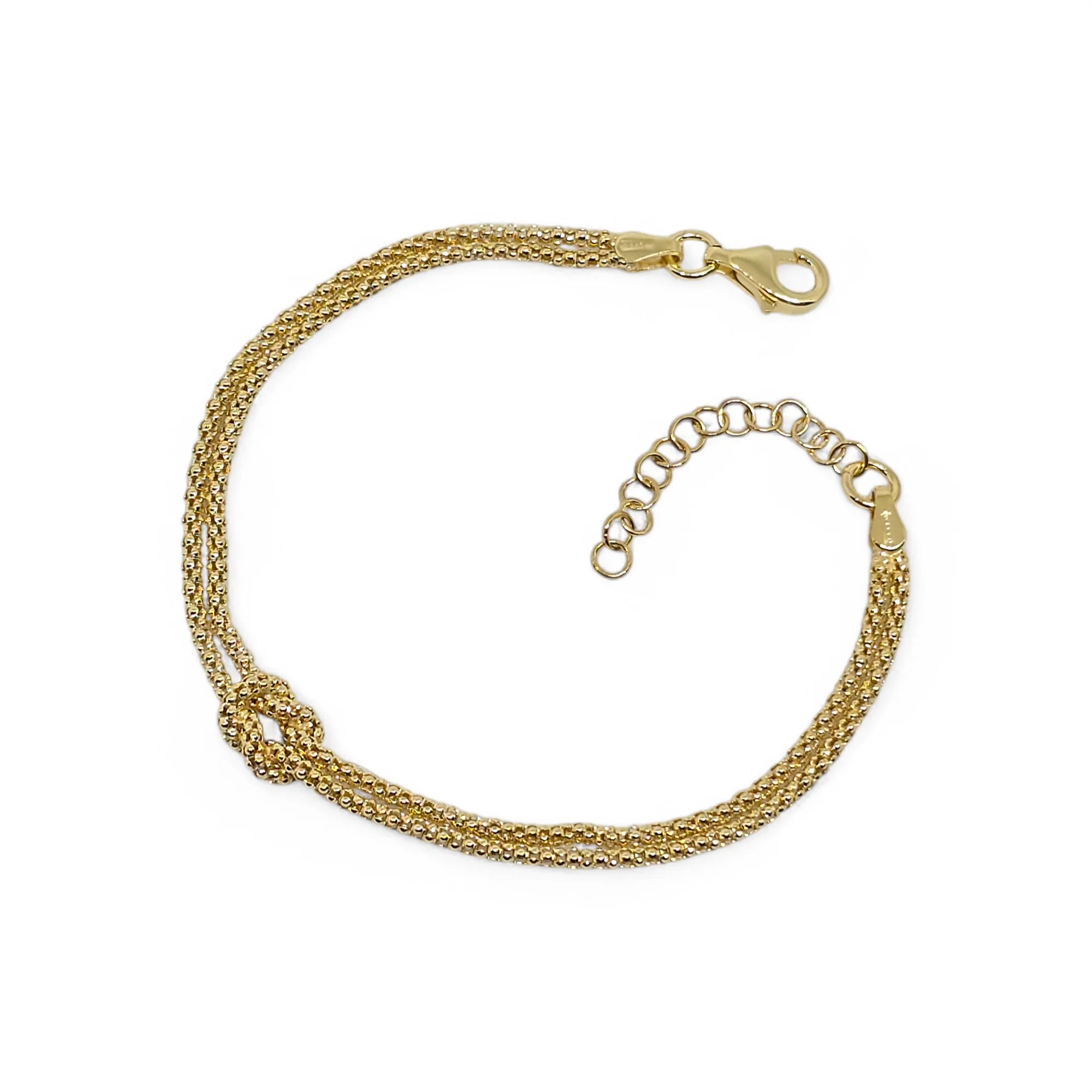 Armband aus 925er Silber mit Unendlichkeitsknoten