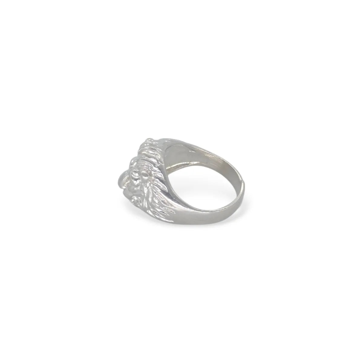Anello regolabile da donna Testa di Leone in argento 925