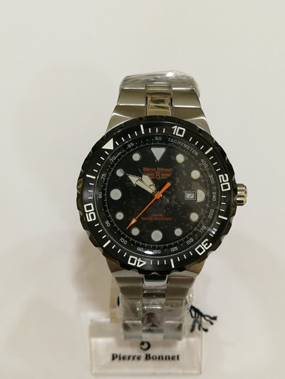 Pierre bonnet orologio uomo in acciaio 6257a