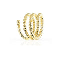 Unoaerre Damenring in Spiralform aus vergoldeter Bronze 0922