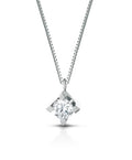 Punto luce in oro bianco e diamanti donna Pg gioielli plgl007
