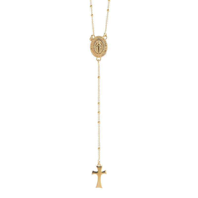 ROSARIO IN ARGENTO CON MADONNA