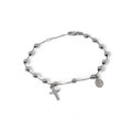Bracciale Rosario oro bianco 18 carati - Eleganza e Raffinatezza