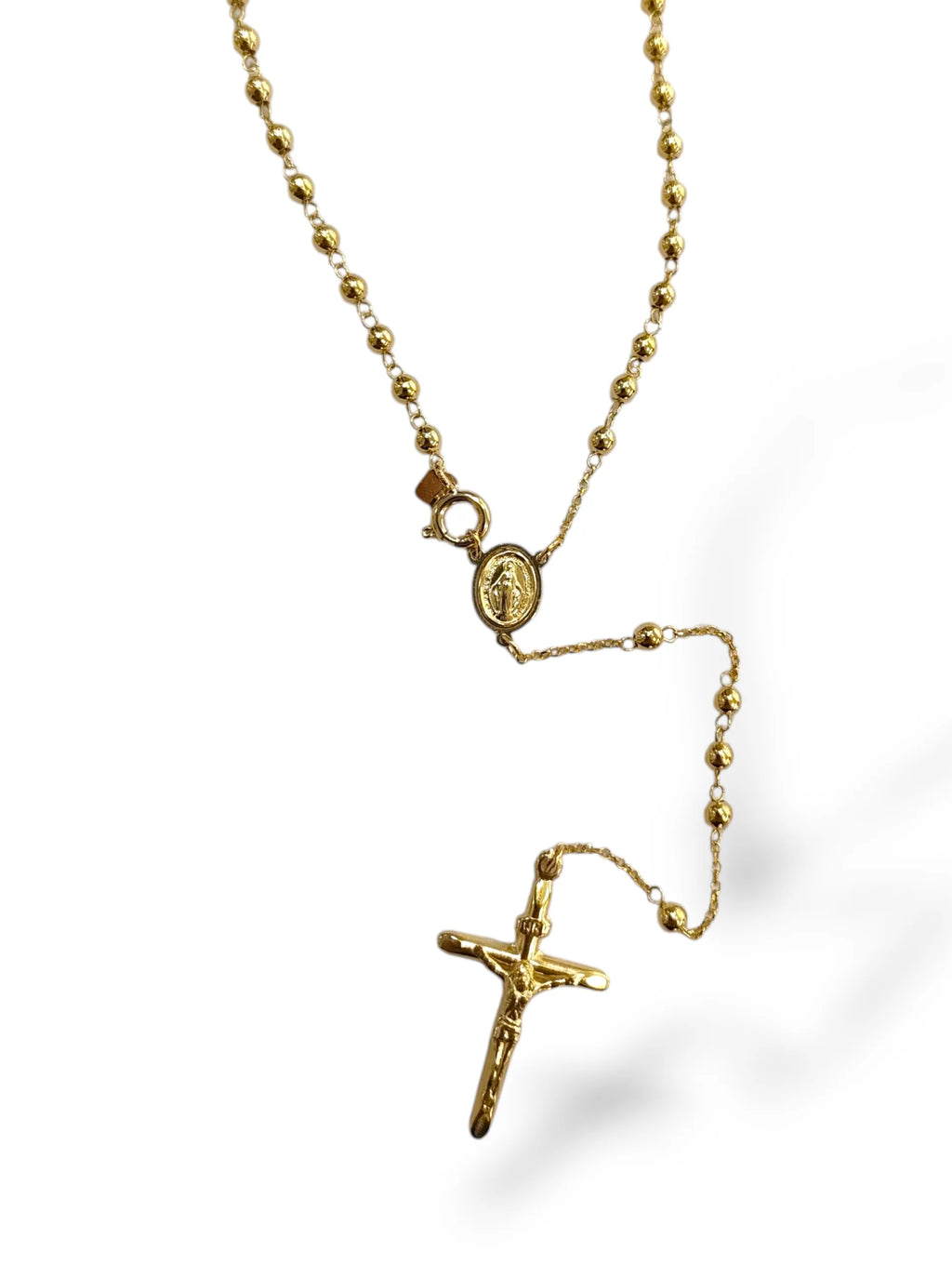 Rosario iGold unisex in oro giallo 9 carati
