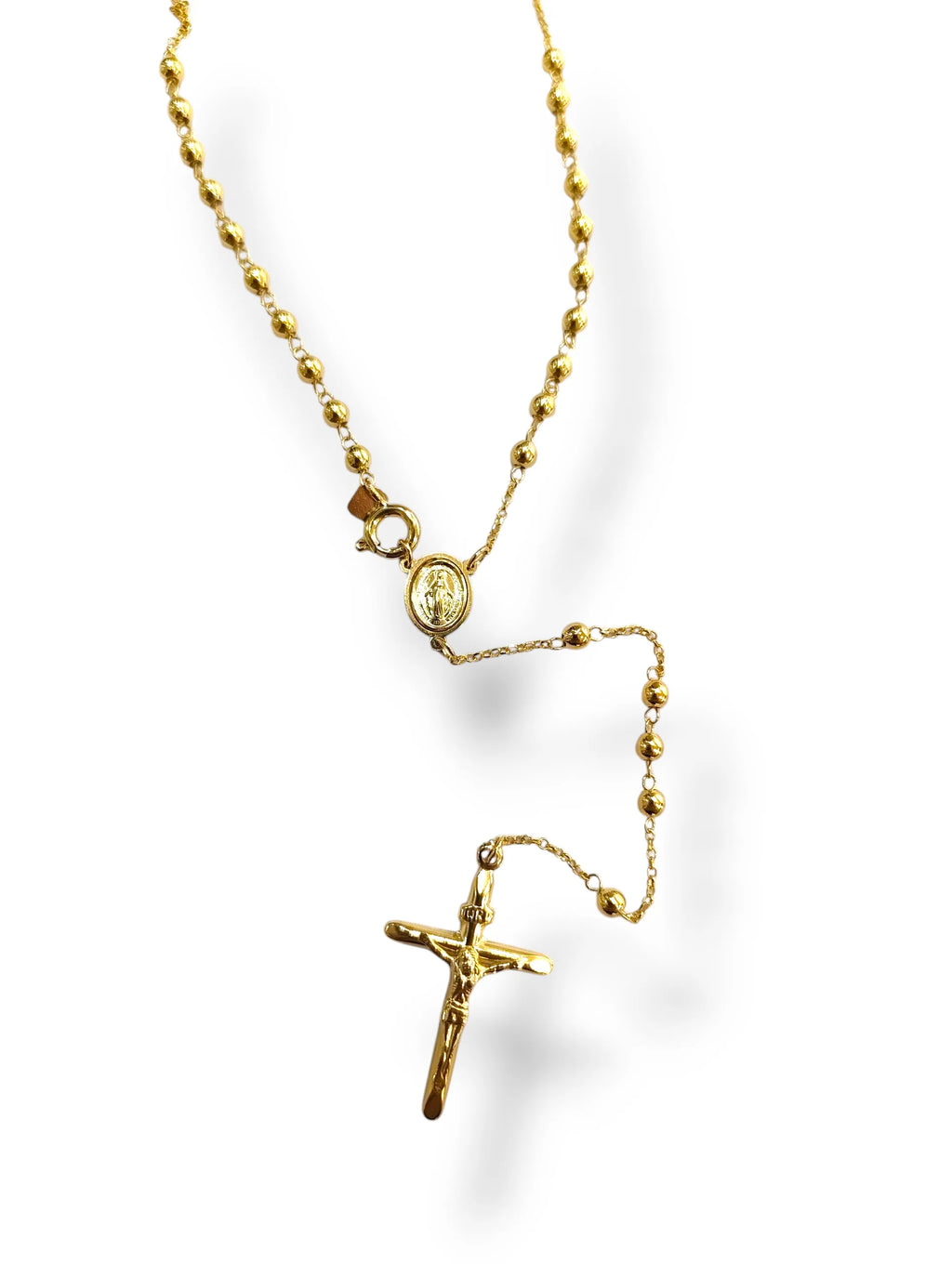 Rosario iGold unisex in oro giallo 9 carati