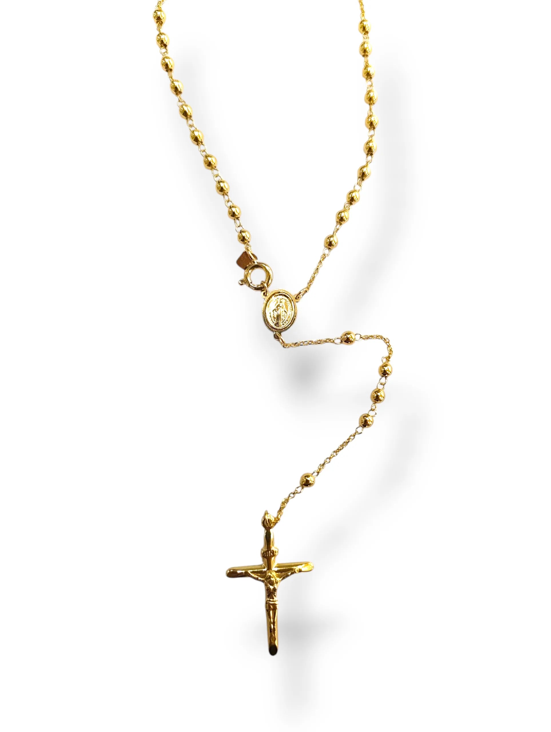Rosario iGold unisex in oro giallo 9 carati