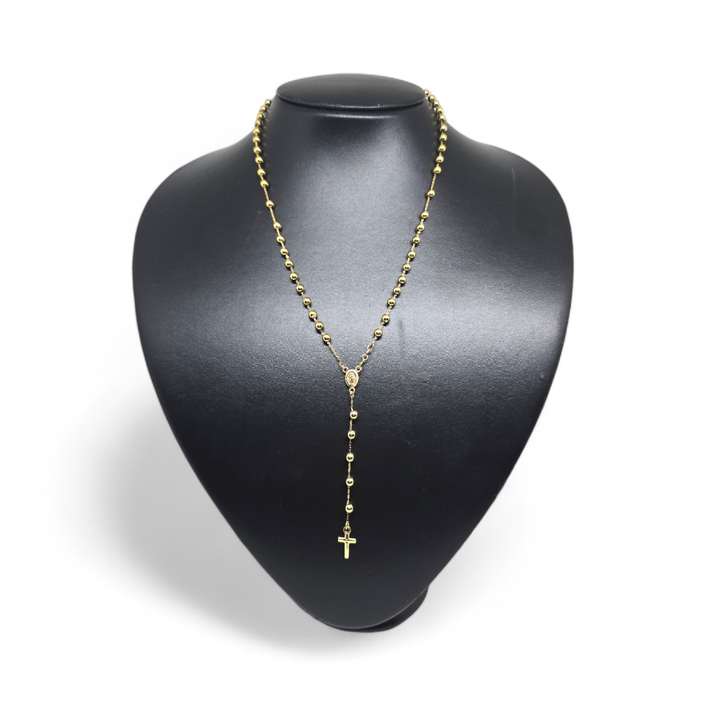 Collana Rosario in Oro Giallo 18kt - Oro 750 Certificato (50 cm)