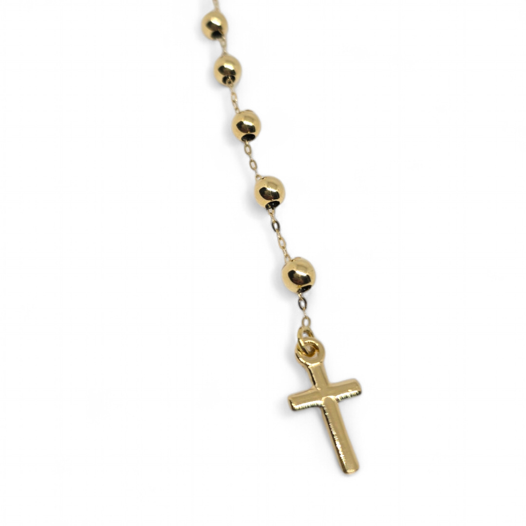 Collana Rosario in Oro Giallo 18kt - Oro 750 Certificato (50 cm)