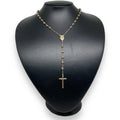 Rosenkranz, Roségold 18 Kt, 50 cm