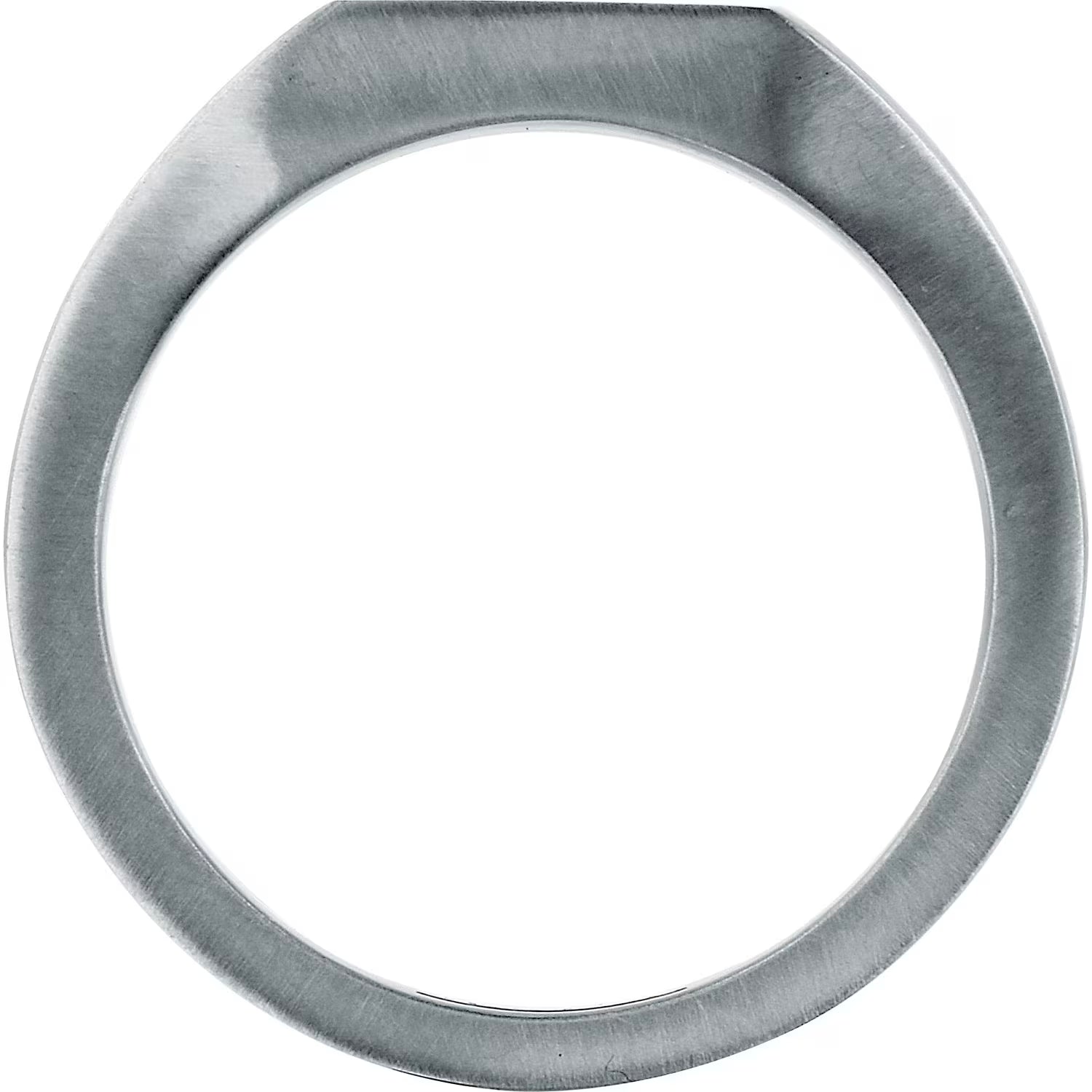 Herrenring Sector aus Edelstahl Siegelring