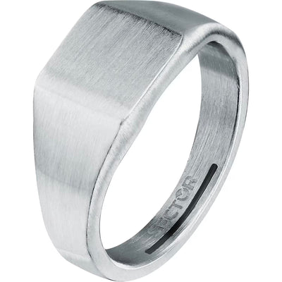 Herrenring Sector aus Edelstahl Siegelring