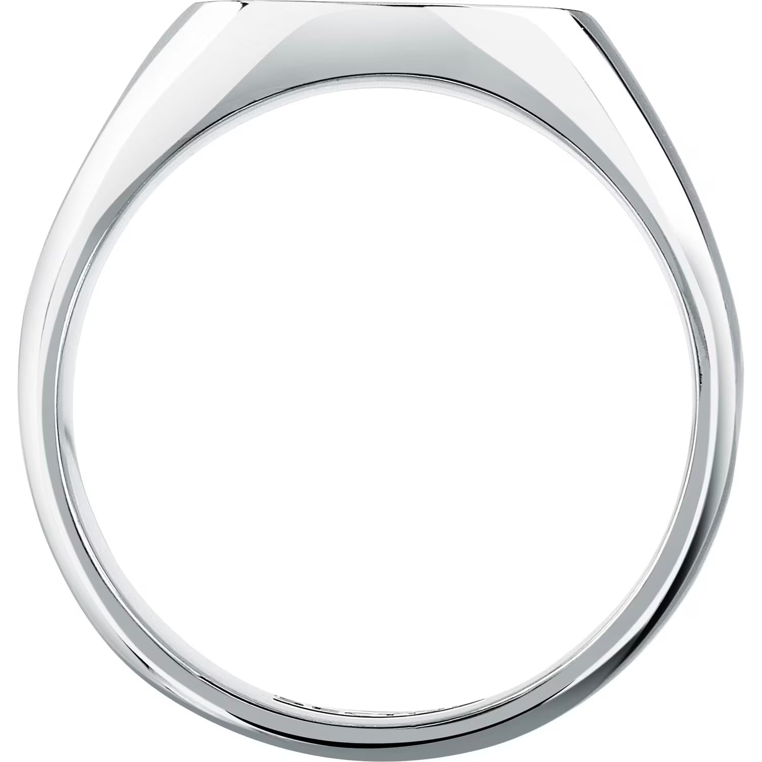 Herrenring Sector aus Stahl Chevalier Silver