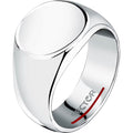 Herrenring Sector aus Stahl Chevalier Silver