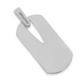 Pendente targa militare argentata 2539