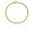 Bracciale catena fantasia dorato 2488