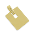 Pendente quadrato dorato 2546