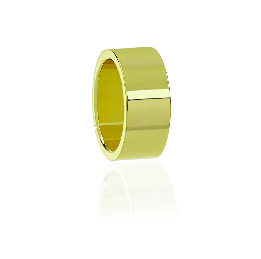 Anello dorato a fascia 2550