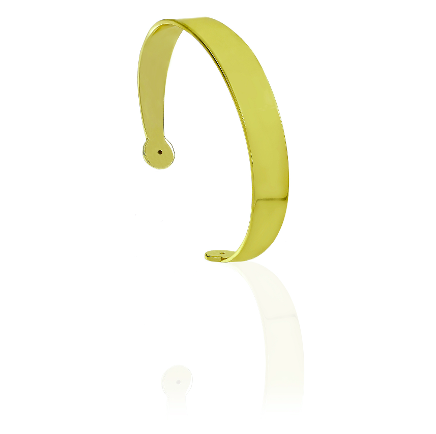 Bracciale rigido aperto dorato UNOAERRE 2506