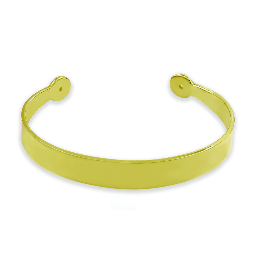Bracciale rigido aperto dorato UNOAERRE 2506