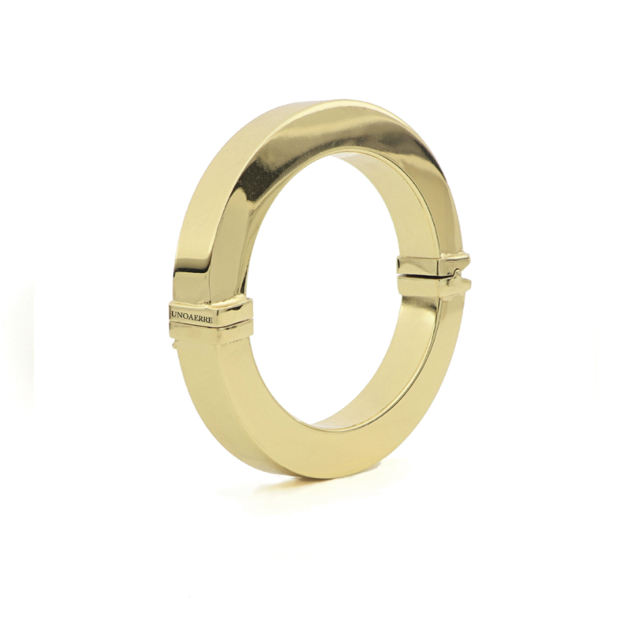 Bracciale donna dorato rigido Square UNOAERRE 1948