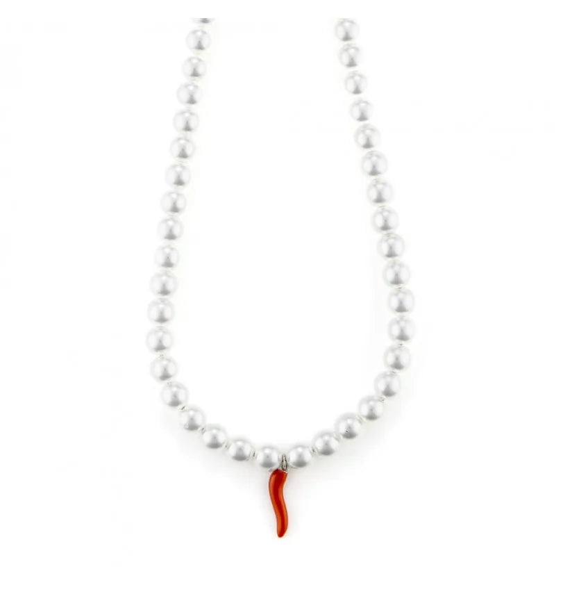 Collana 4US Cesare Paciotti 4UCL6837 con Pendente e Perle