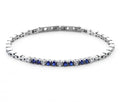 Bracciale 4US Cesare Paciotti Tennis Uomo 4UBR6982 in Acciaio con Zirconi - 22 cm Regolabile
