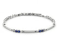 Bracciale 4US Cesare Paciotti Uomo in Acciaio con Zirconi 4UBR6987 - 22 cm Regolabile