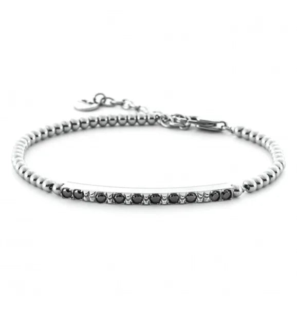 Bracciale Uomo Cesare Paciotti 4US 4UBR6993 con Zirconi e Design Regolabile