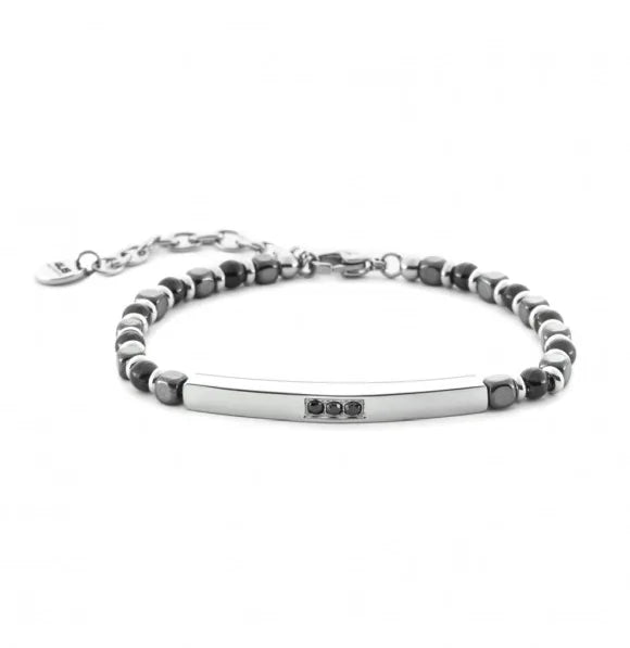 Bracciale Uomo Cesare Paciotti 4US 4UBR6998 con Pietre Dure e Zirconi