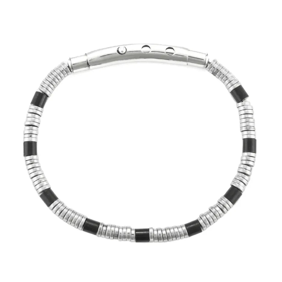 Bracciale Uomo 4US Cesare Paciotti 4UBR7021 in Acciaio e Ematite
