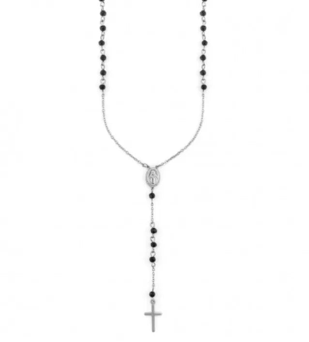 Collana Rosario Uomo in Acciaio - 4US Cesare Paciotti 4UCL7359