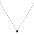 Collana Morellato Tesori in argento 925‰ con zirconi bianchi e blu - SAIW150