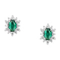 Orecchini Morellato Tesori in argento 925‰ con zirconi bianchi e verdi - SAIW153