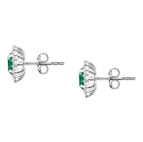 Orecchini Morellato Tesori in argento 925‰ con zirconi bianchi e verdi - SAIW153