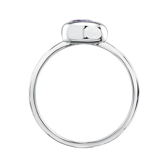 Anello Donna Argento Morellato Tesori SAXN26016 con Ametista Viola