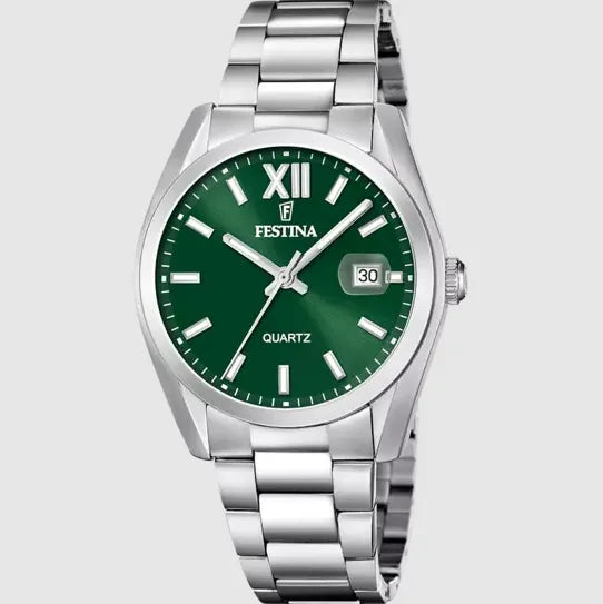 Orologio da Uomo Festina F20707/8 - Stile, Eleganza e Qualità con Quadrante Verde