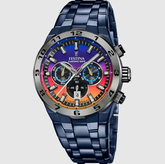 Orologio da Uomo Festina F20709/1 - Stile Moderno, Cronografo e Acciaio Inossidabile